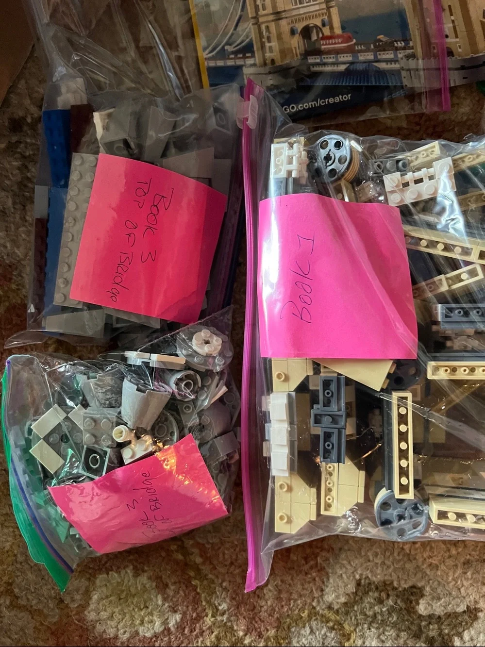 Lego used pieces